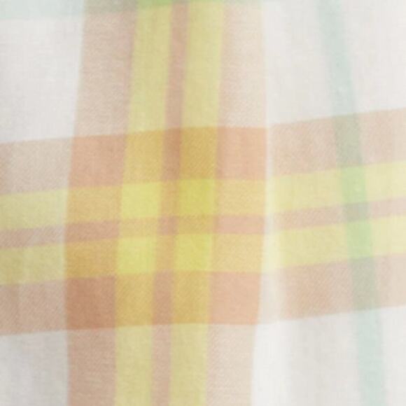 Rag and bone Ivy Pleated Plaid Shorts Yellow size 8 - Picture 8 of 8